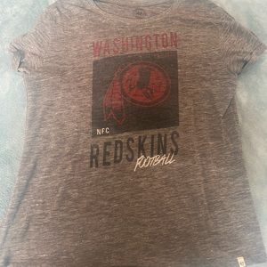Washington redskins football grey shirt size Large